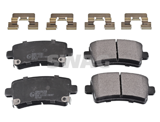 set placute frana,frana disc 40 11 6147 SWAG